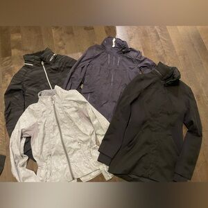 Lululemon light jackets sz 4